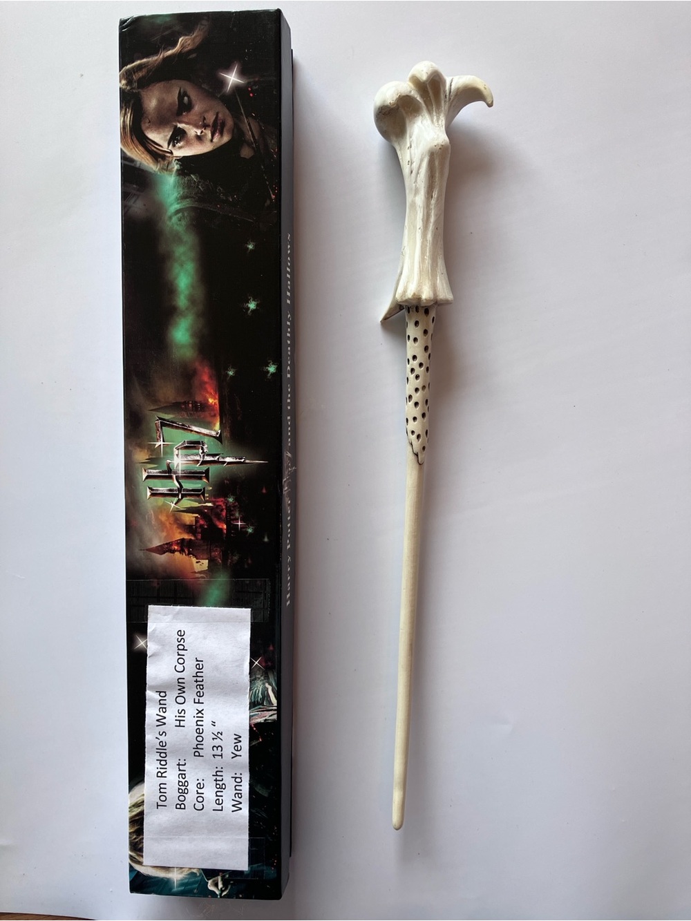 Lord Voldemort's Wand with Box Harry Potter Tom Riddle
